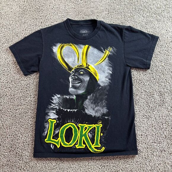 Marvel Other - Marvel Loki Shirt Mens Small Black Green Short Sleeve Super Hero Villain